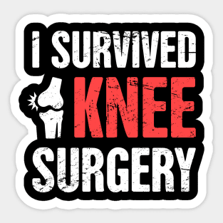 I Survived Knee Surgery | Joint Replacement Sticker